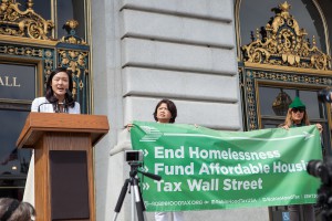 Robin Hood Tax Rally at SF City Hall
