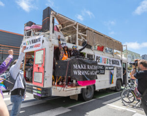 People's March truck